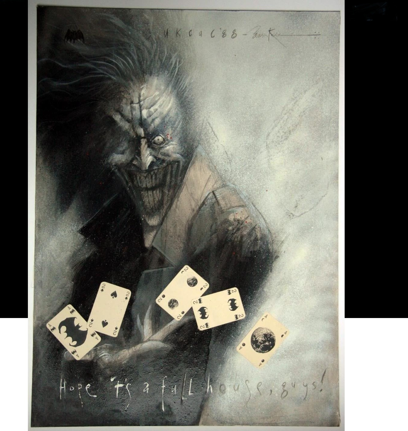 Joker Throwing Cards