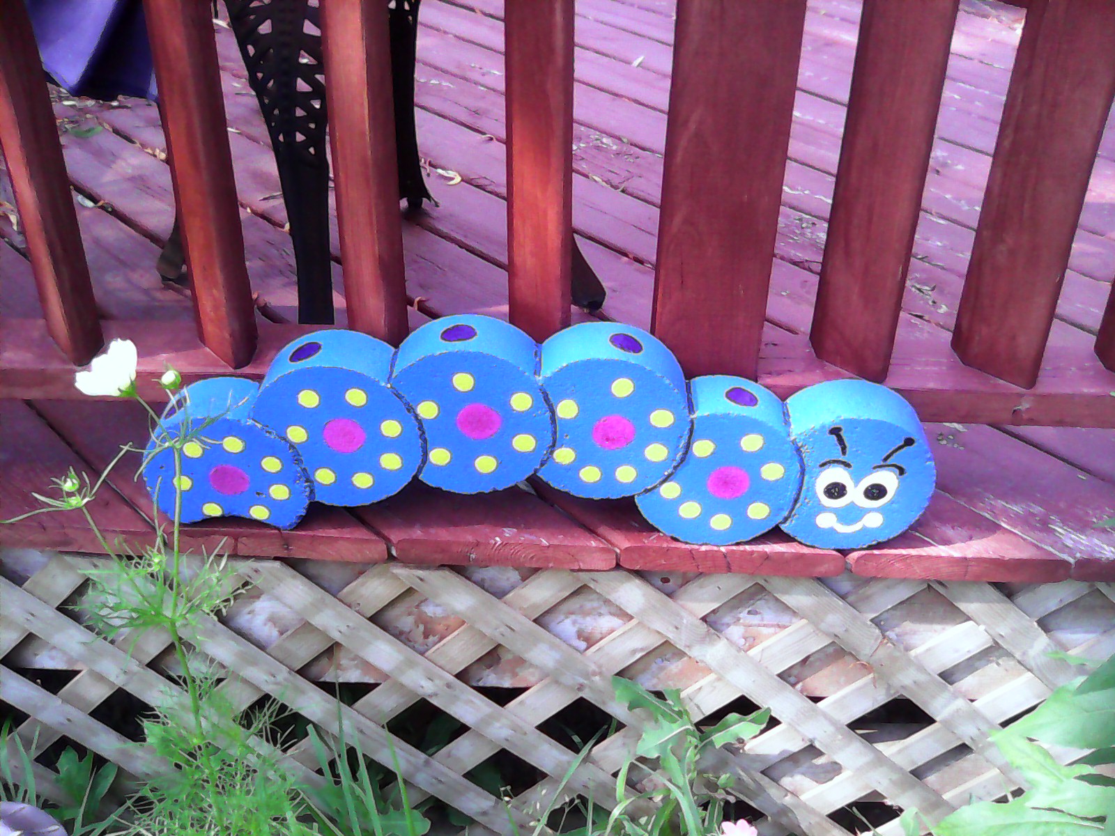 Painted pavers, Brick crafts, Crafts