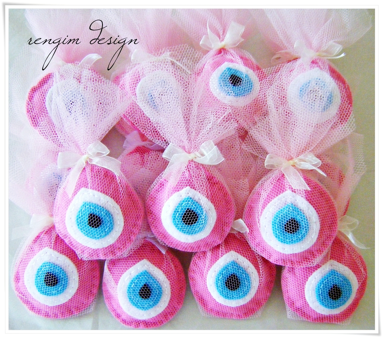 Rengim Design Bebek Şekeri / Nazarlık ♥ (dolgulu)