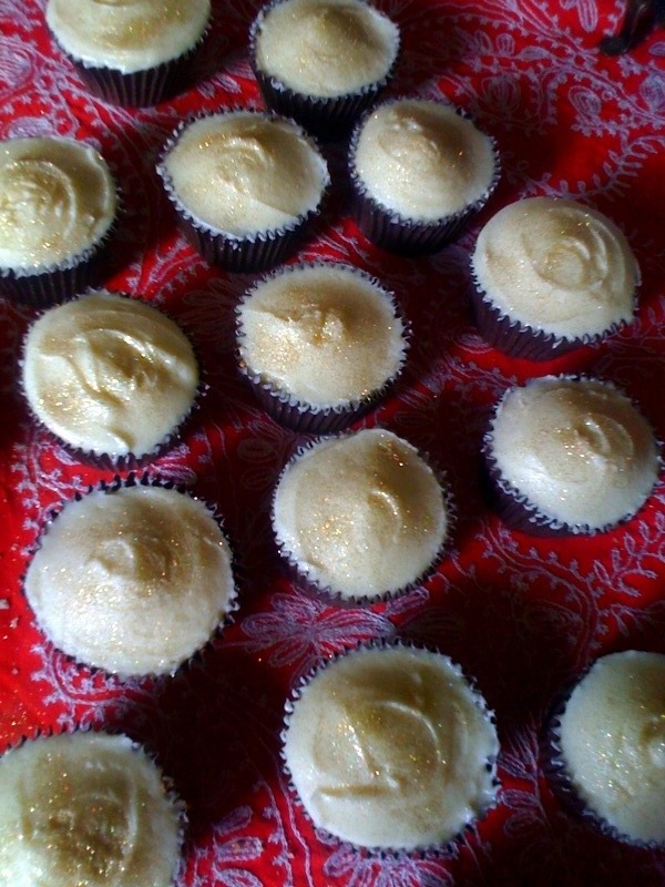 I decided that I would make the Amaretto Cupcakes from my Primrose Bakery