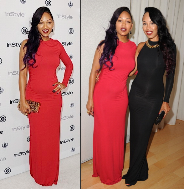 Kemi Online ♥: Meagan Good & La'Miya stunning at InStyle Magazine Soiree
