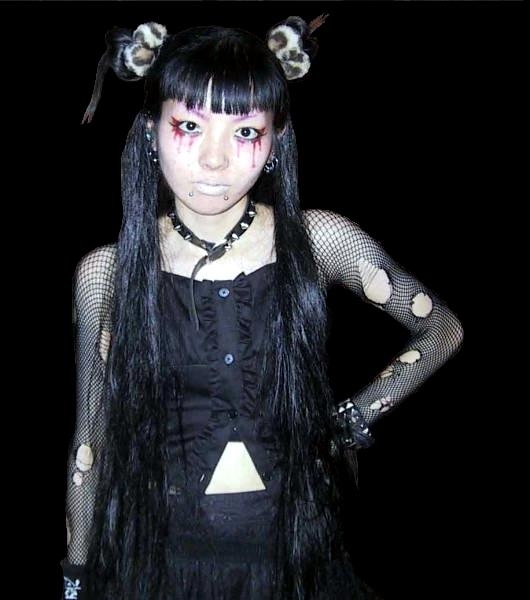 Asian goth teen are mistaken