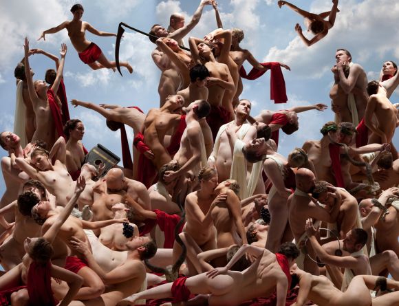 claudia rogge fotografia multidões nuas peladas corpos