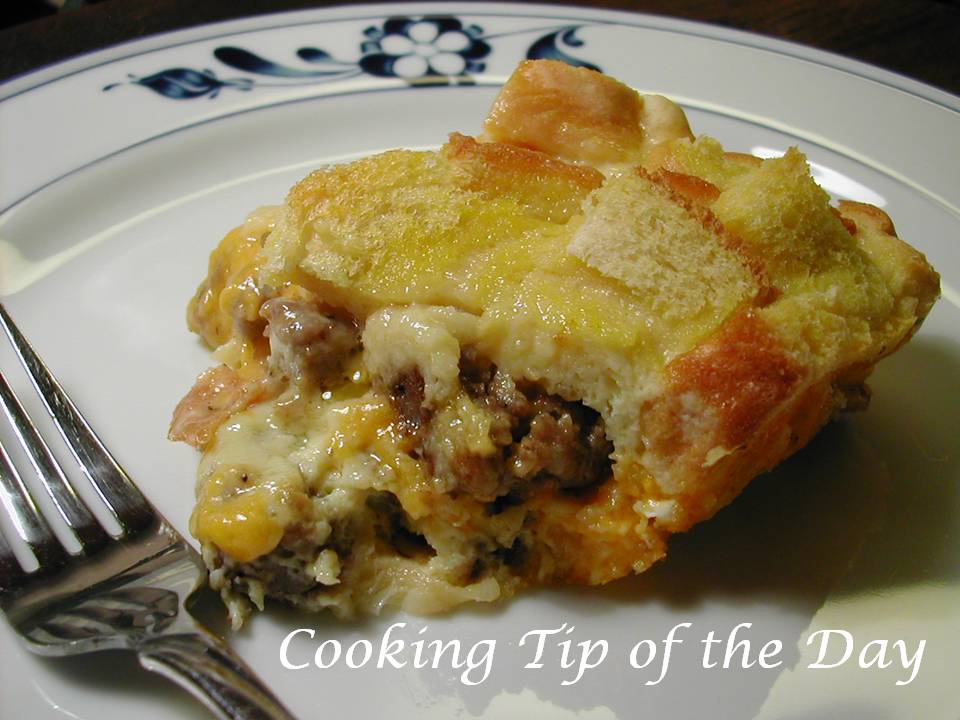 Cooking Tip of the Day Country Gravy Breakfast Casserole