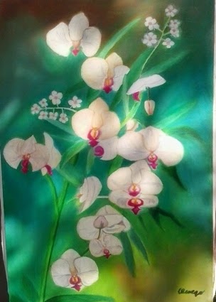 "white orchid"