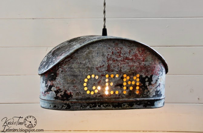 GEM Cistern Water Pump Hanging Light by http://knickoftimeinteriors.blogspot.com/