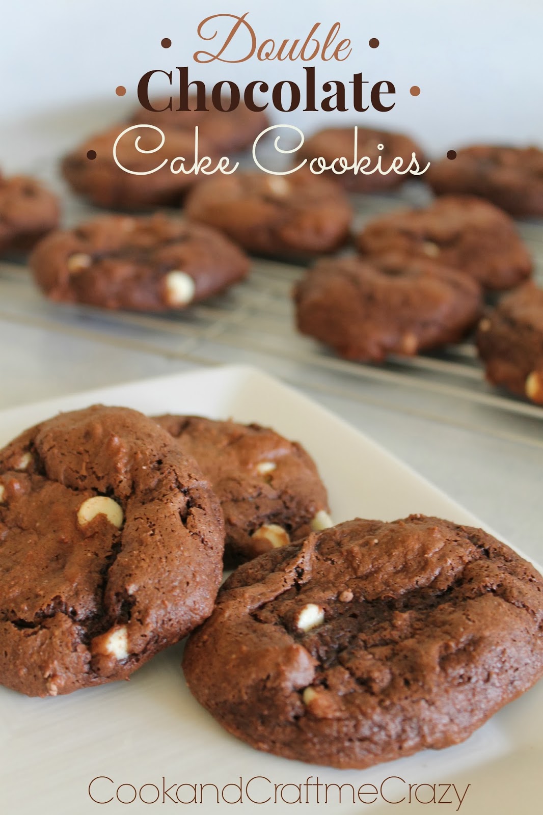 Cook and Craft Me Crazy Double Chocolate Cake Cookies