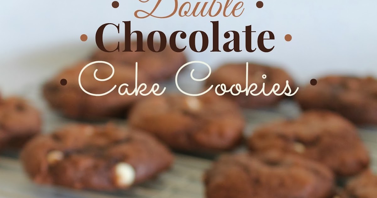 Cook and Craft Me Crazy Double Chocolate Cake Cookies
