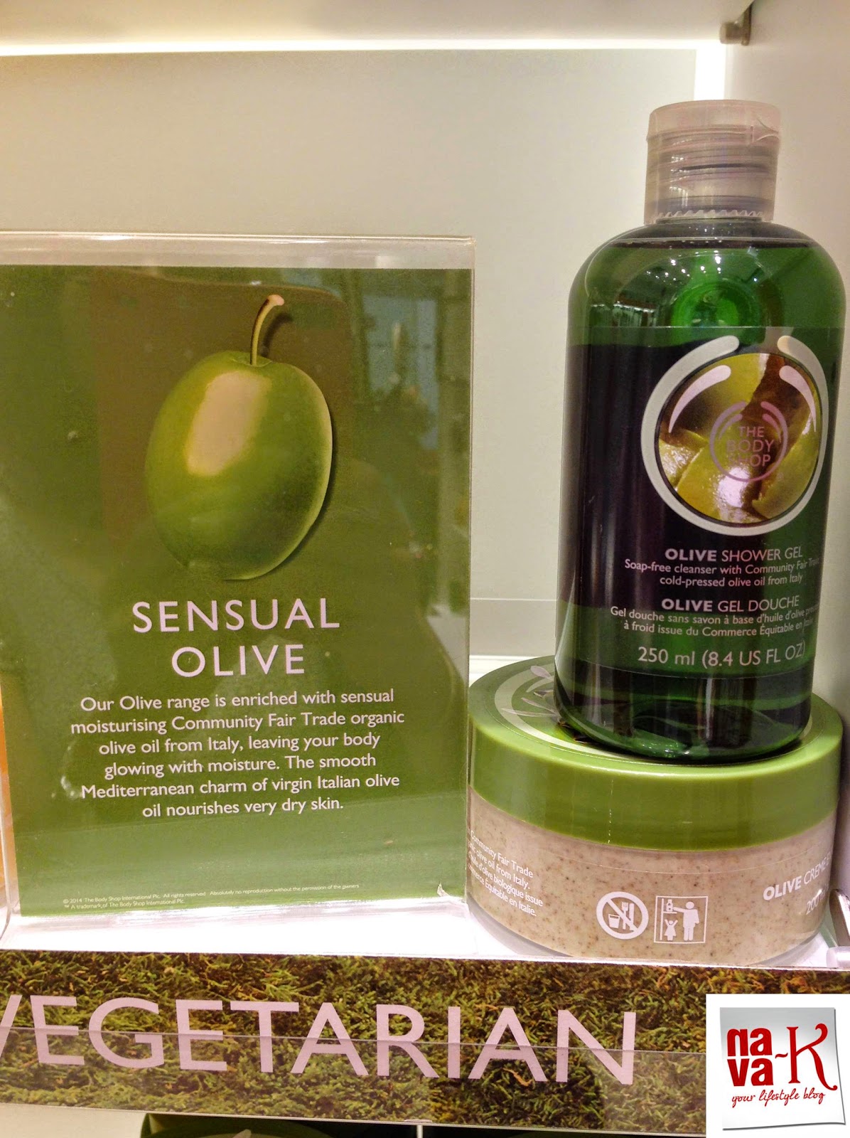 navak The Body Shop Olive Shower Gel