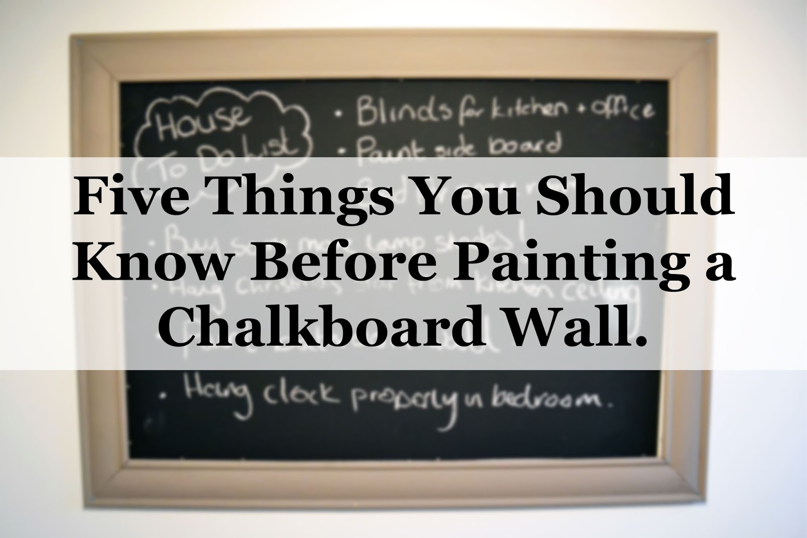 How To Make A Chalkboard Wall Without Paint How To Make A Chalkboard Wall Without Paint