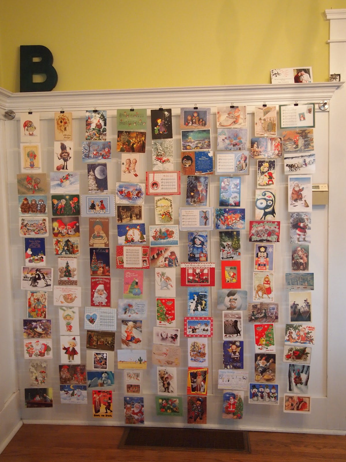 Christmas Postcard Display Max & Co Post