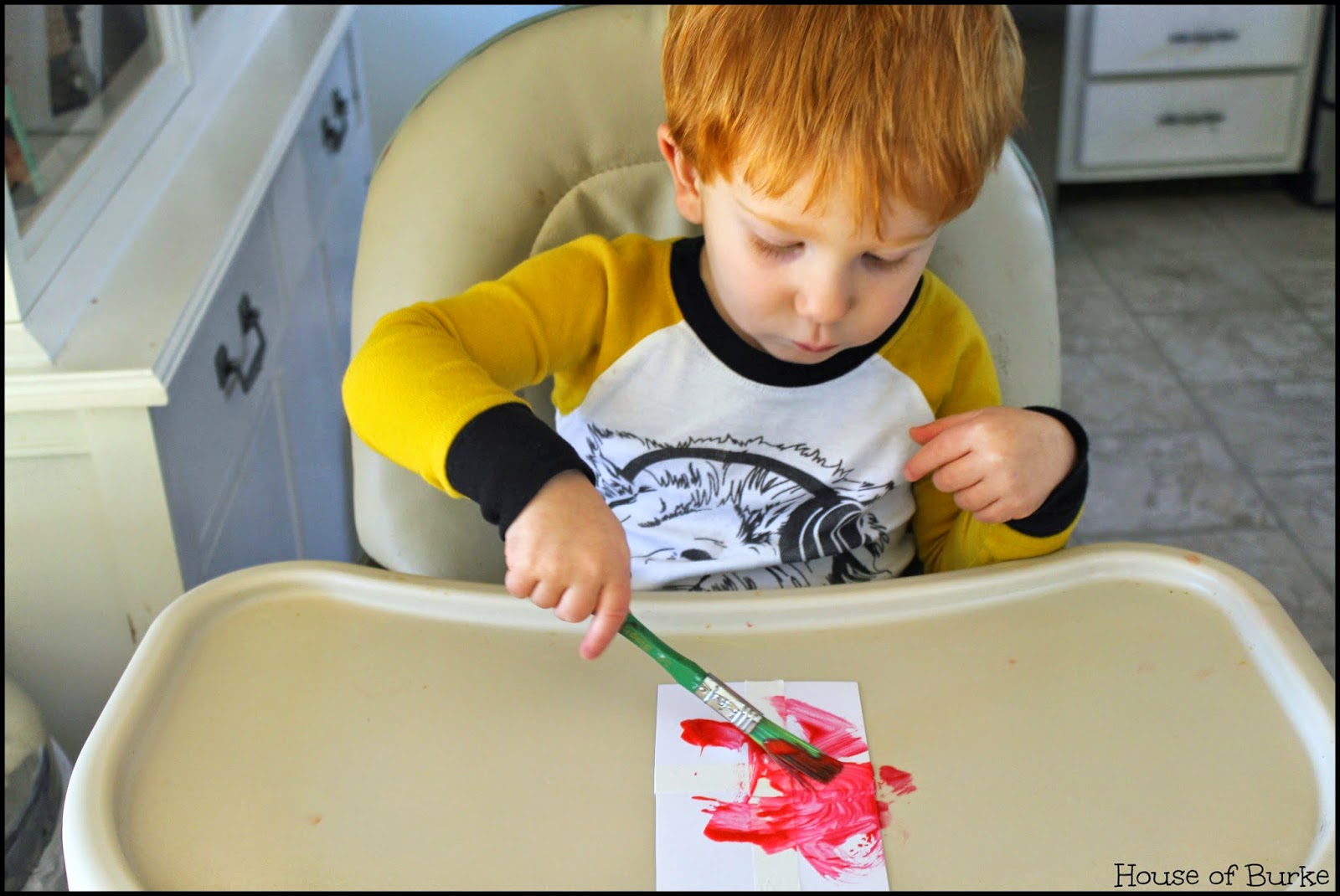 House of Burke Tape Resist Christmas Presents