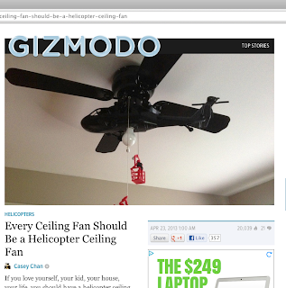 Paternity 101 Helicopter Ceiling Fan On Gizmodo