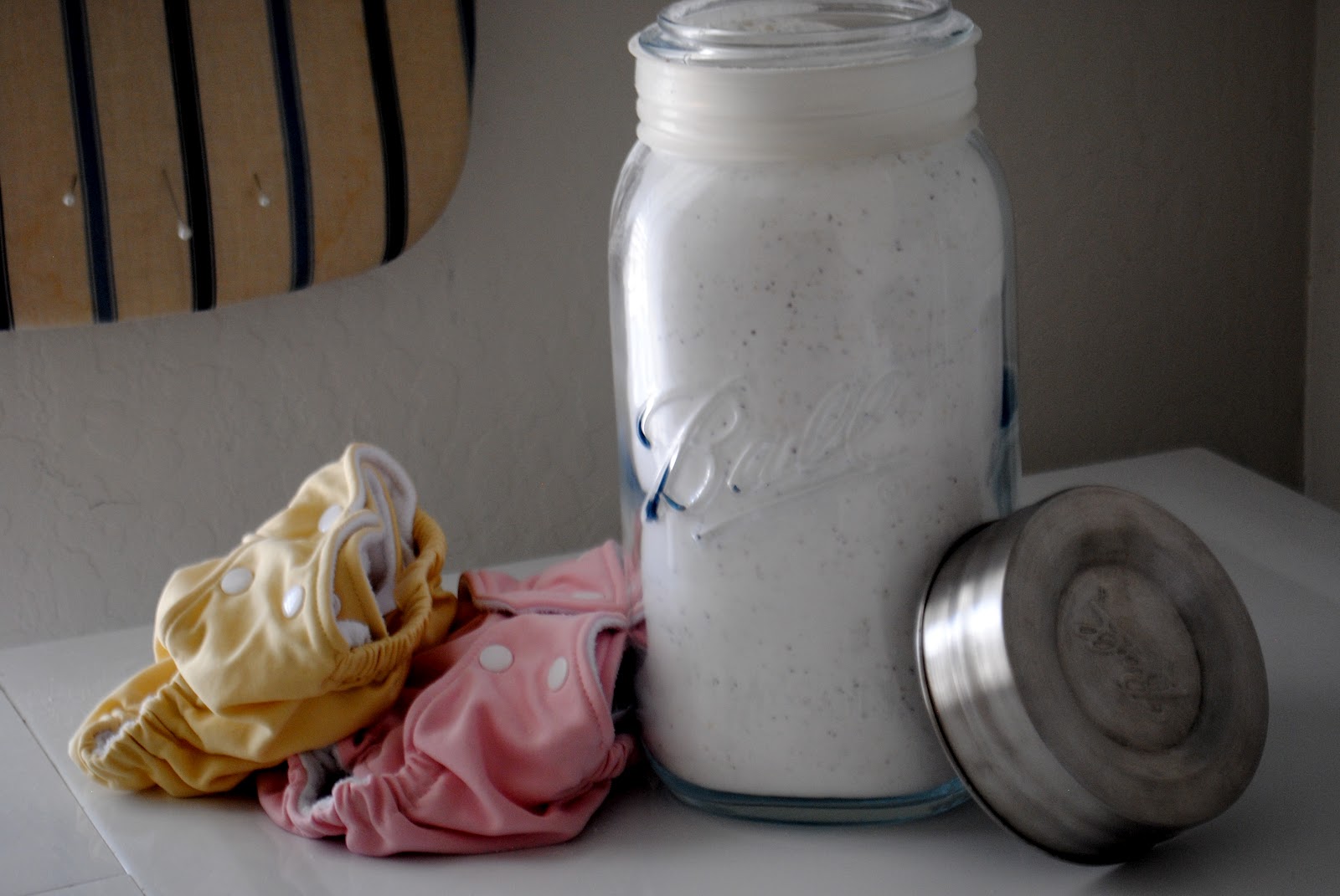 The Johnston's {DIY (powder) cloth diaper safe laundry detergent}