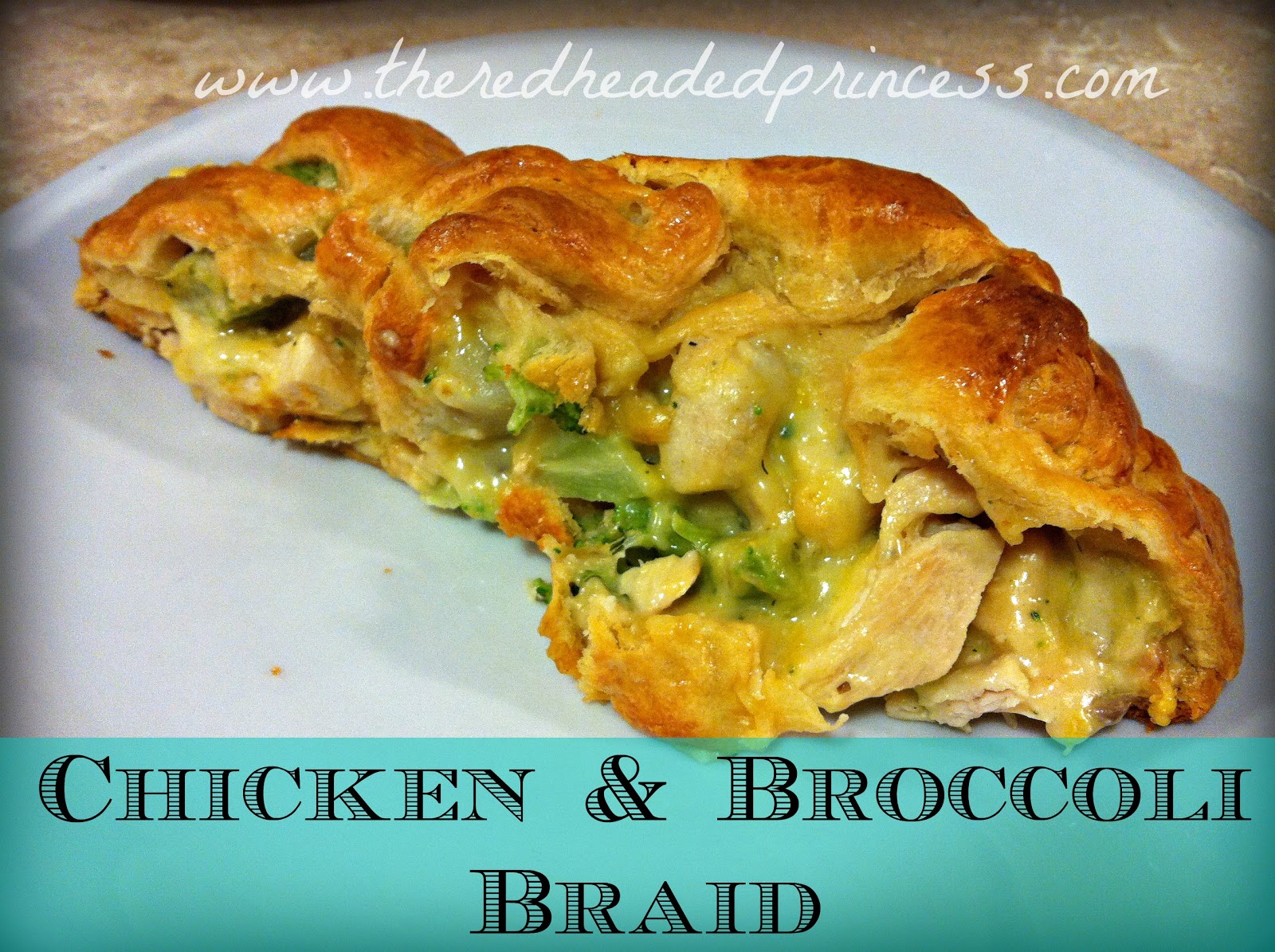 Chicken and Broccoli Braid