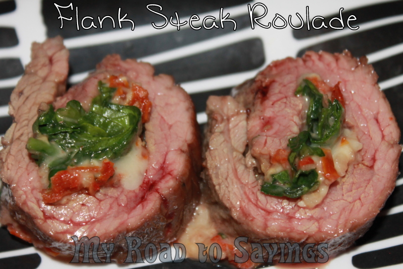 Learning the Ropes...One Recipe at a Time Flank Steak Roulade