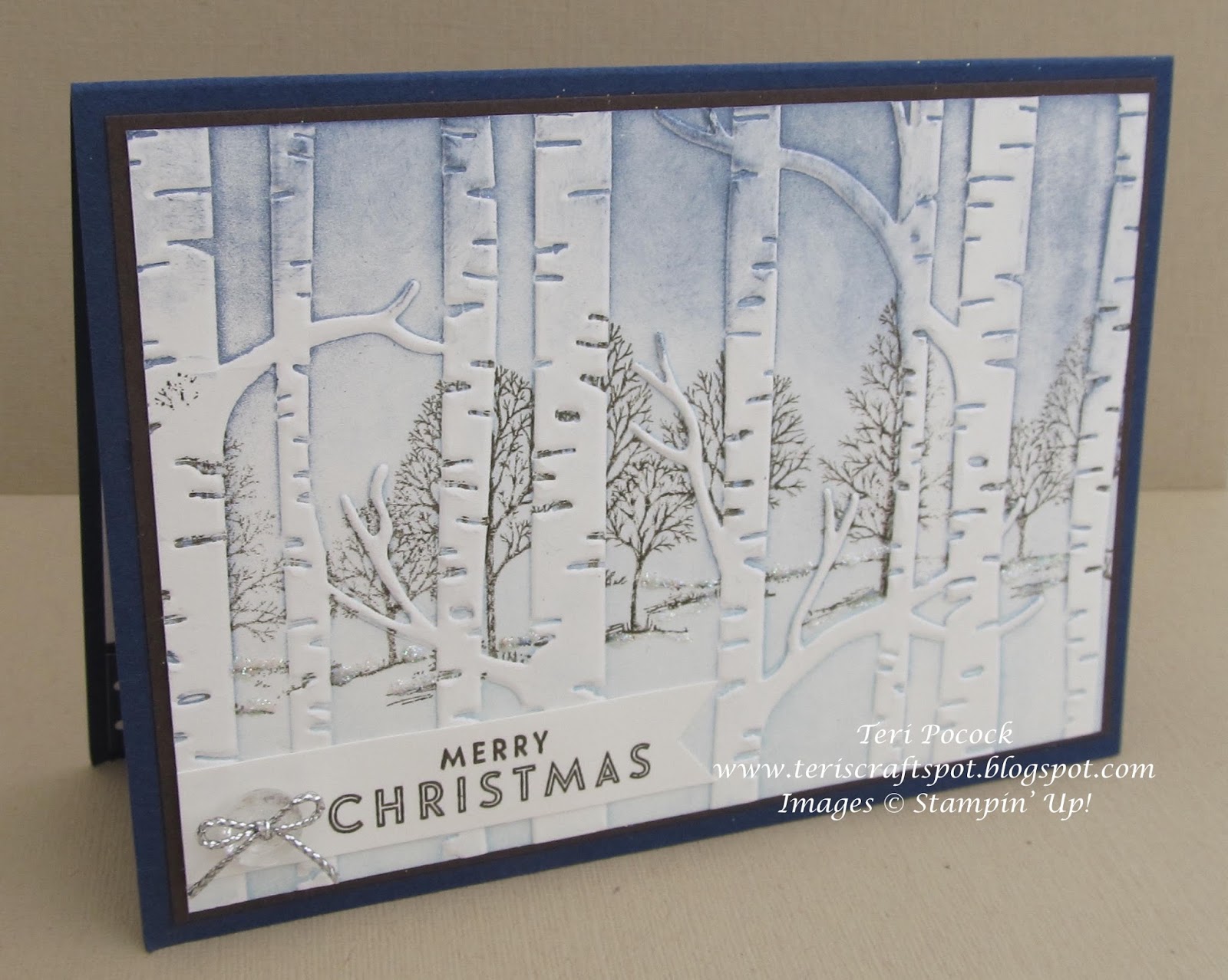 Stampin' Up! UK Demonstrator Teri Pocock Lovely As A Tree With