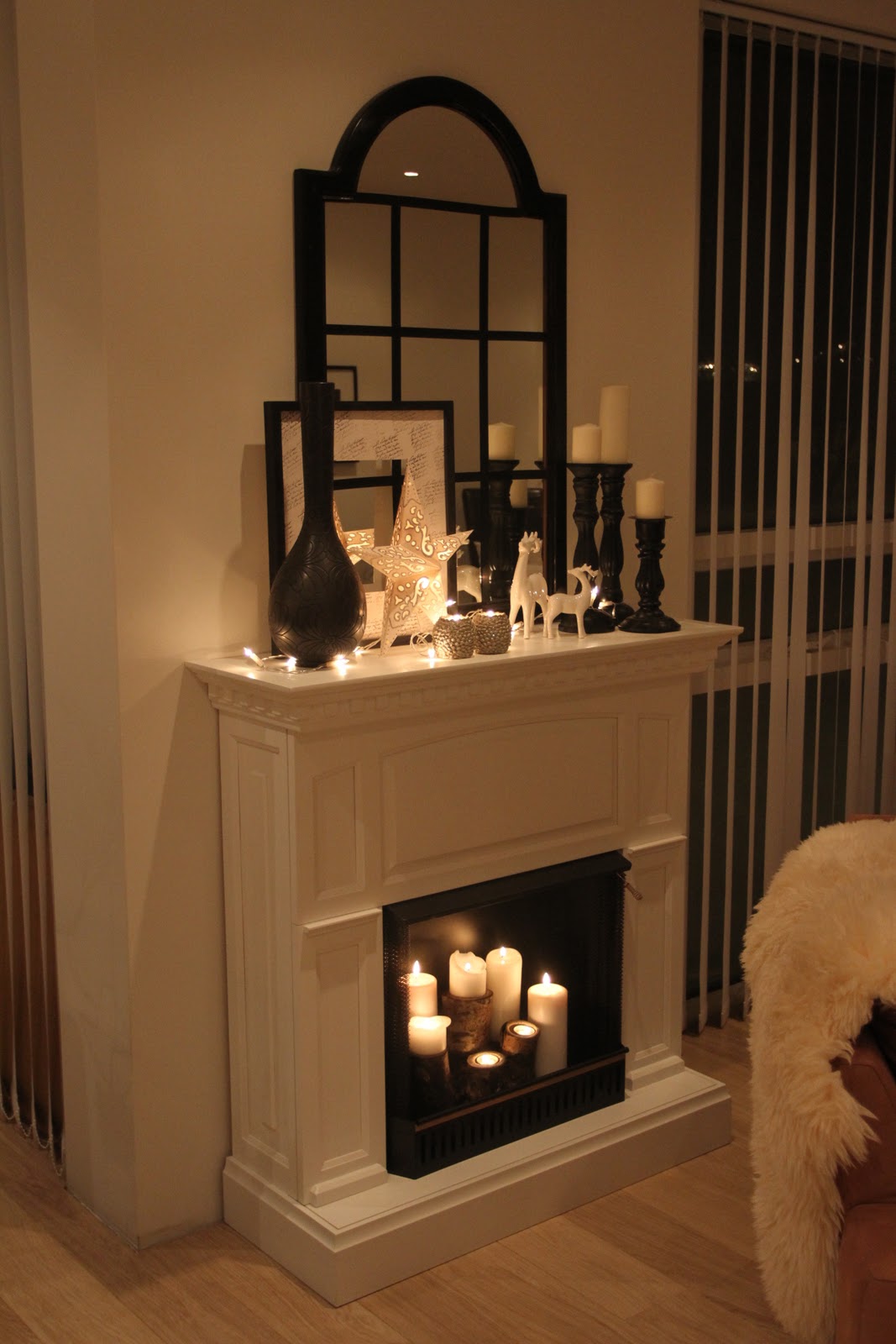 Candle fireplaces on Pinterest