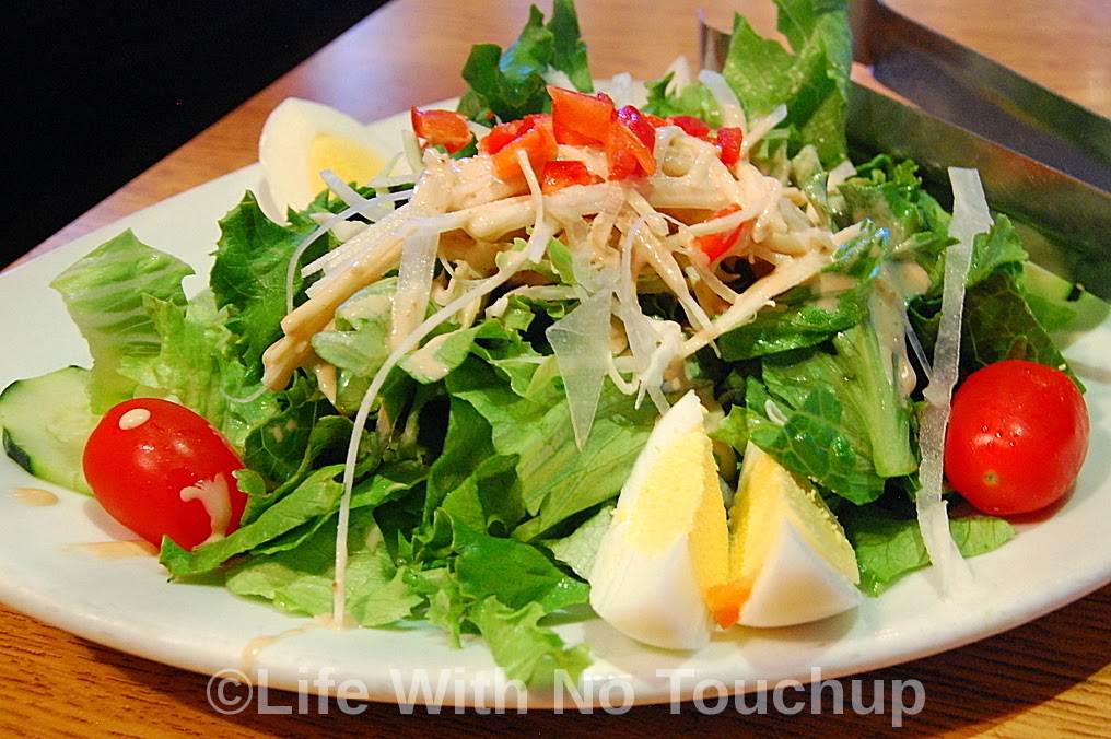 garden salad with Japanese Dressing