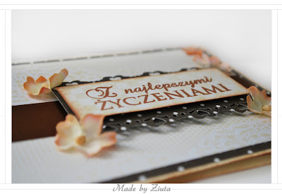 scrapbooking kartka na imieniny