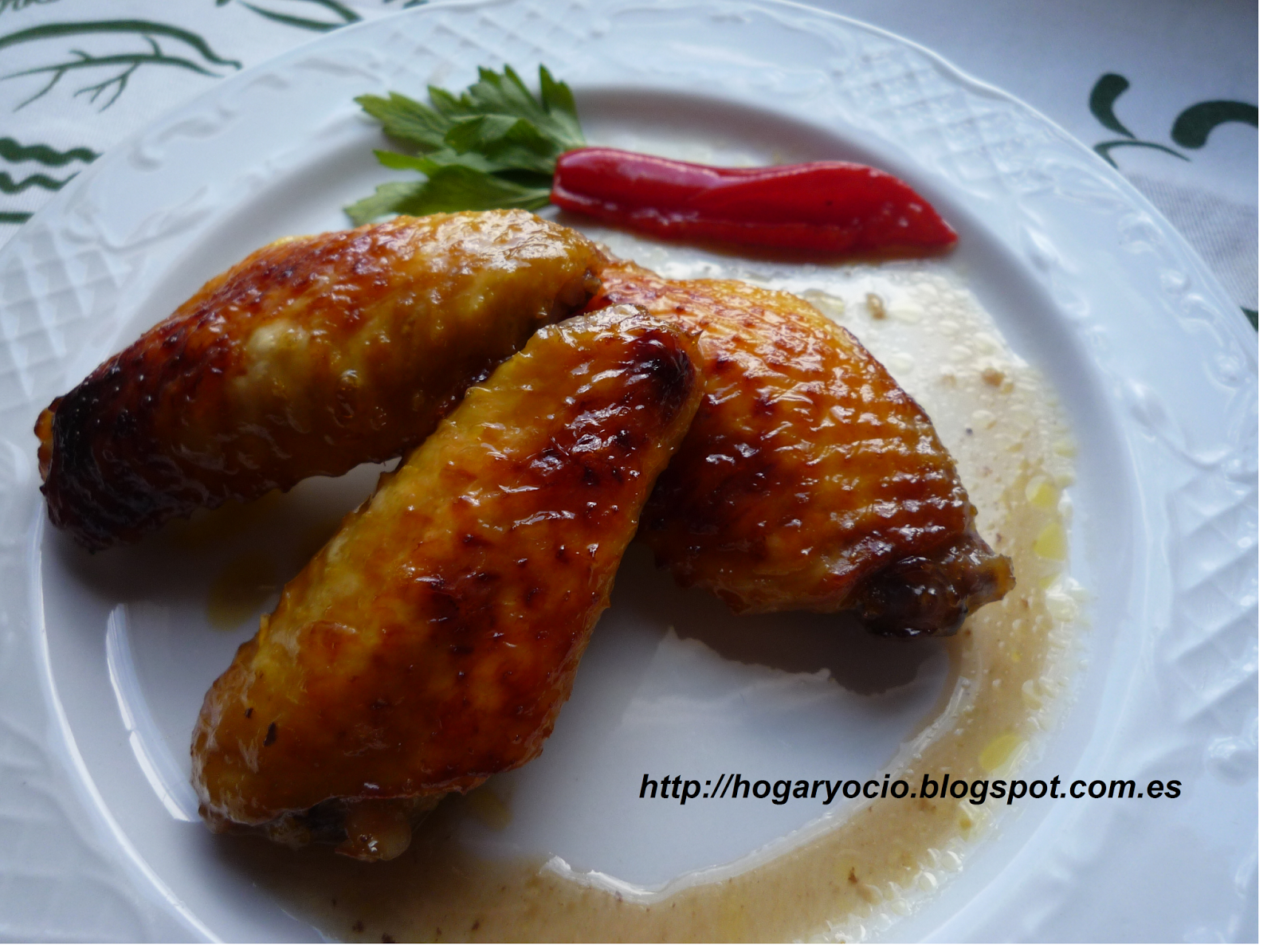 Alitas De Pollo A La Miel