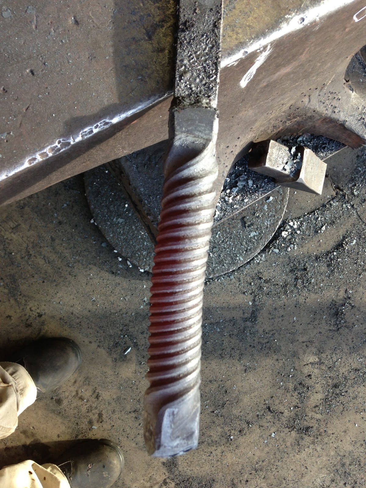 Hopkins Forge Making Damascus Steel Or Any Number Of Things To Make A Pattern Out The Layers Once You Are Done Hammer Steel Into Bar Sized For Making Knife Sword