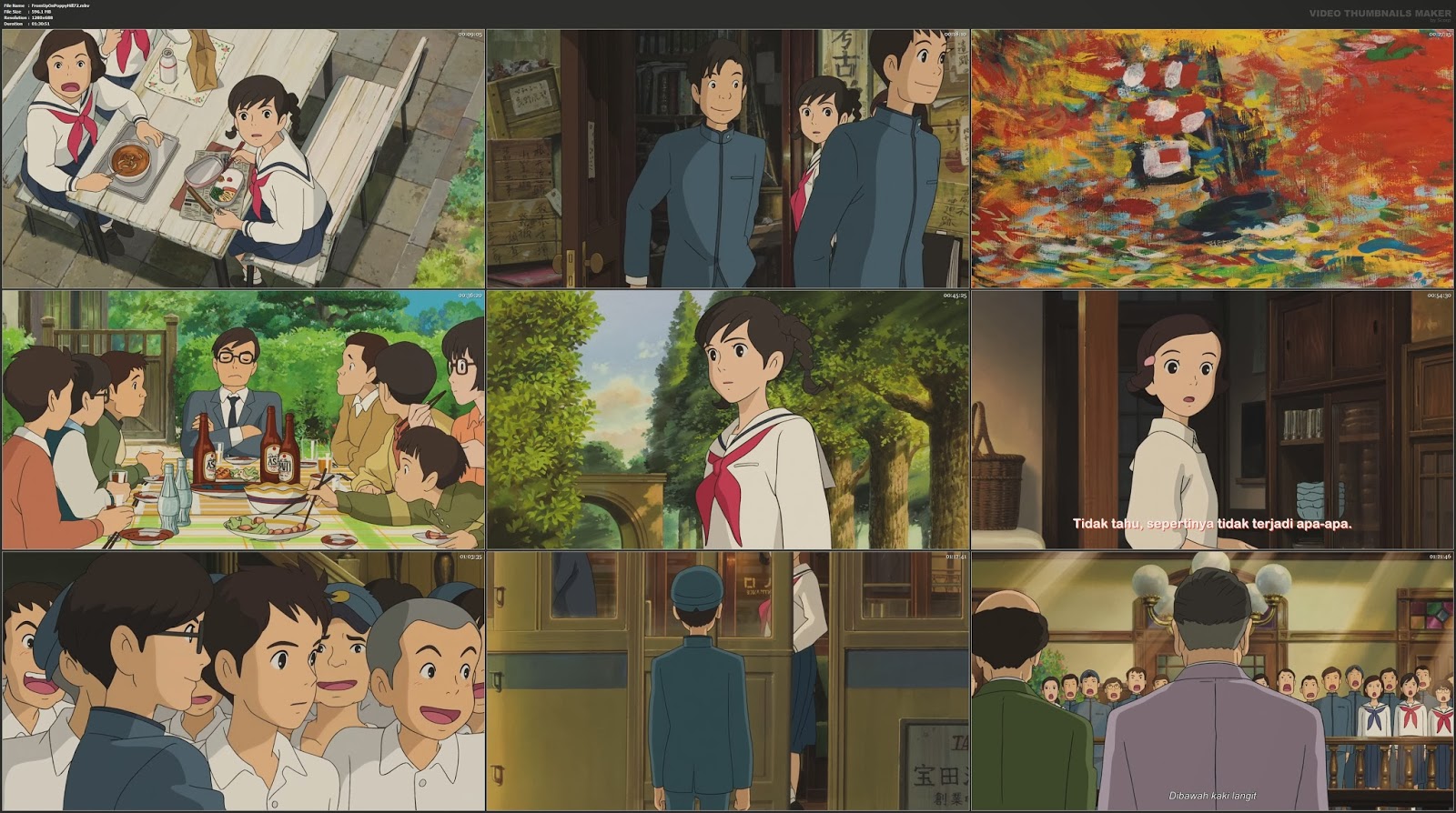 From Up On Poppy Hill BRRip 720p Sub Indo