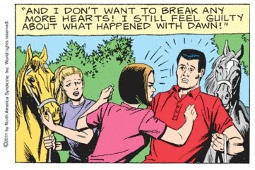 'Guilty,' Drew? Try 'Scared witless.'