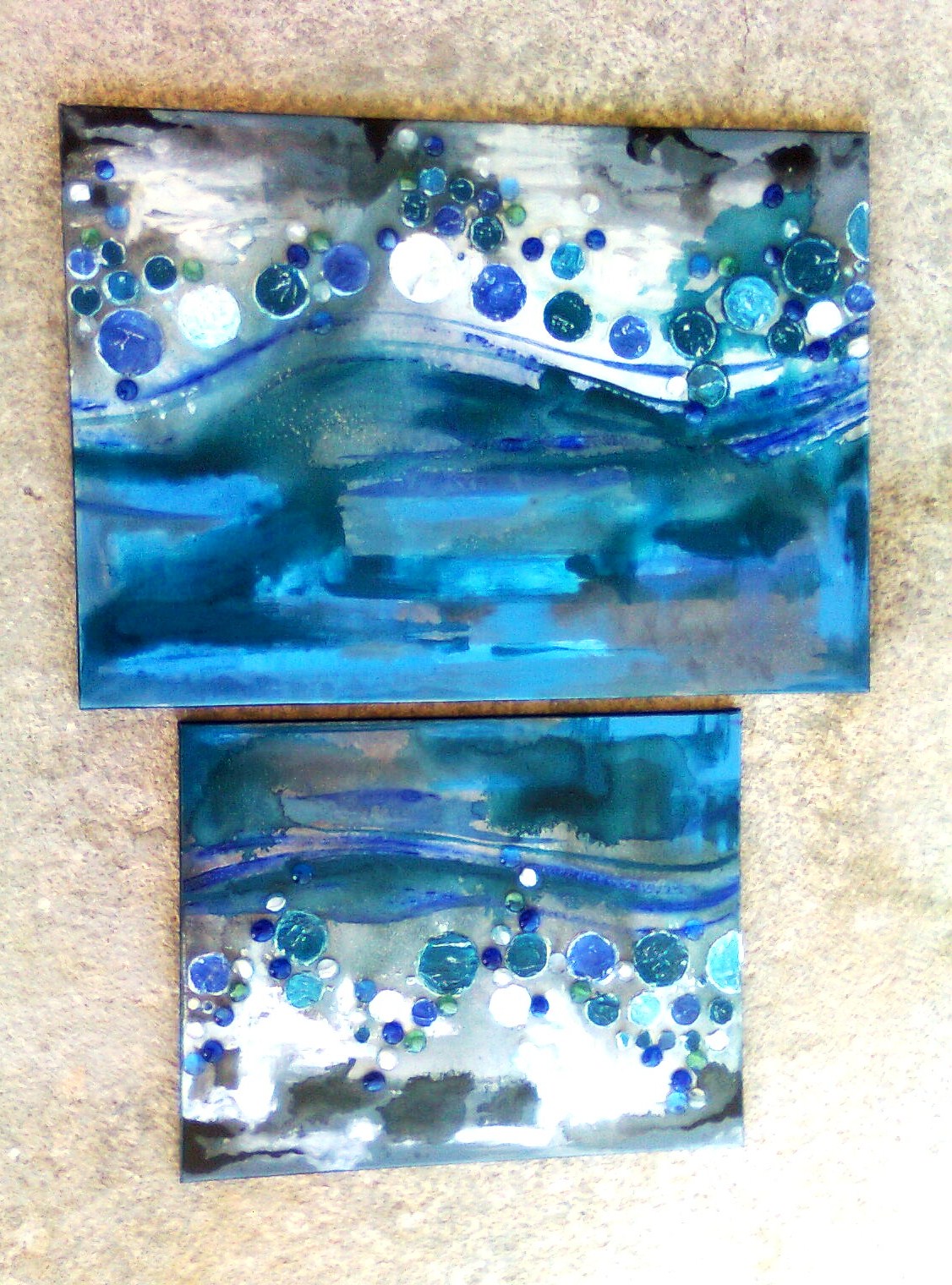 Workbook painting.... by fabiana mancini: dicembre 2011 Come applicare brillantini a un quadro