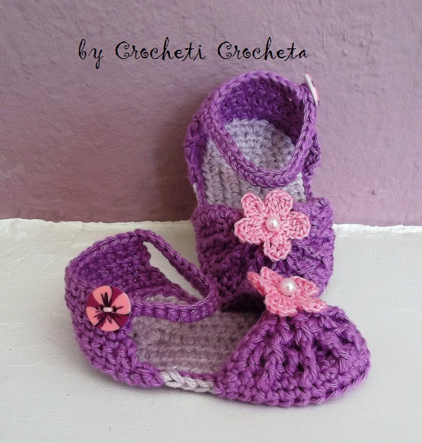 Crocheti... Crocheta...: Sandale au crochet
