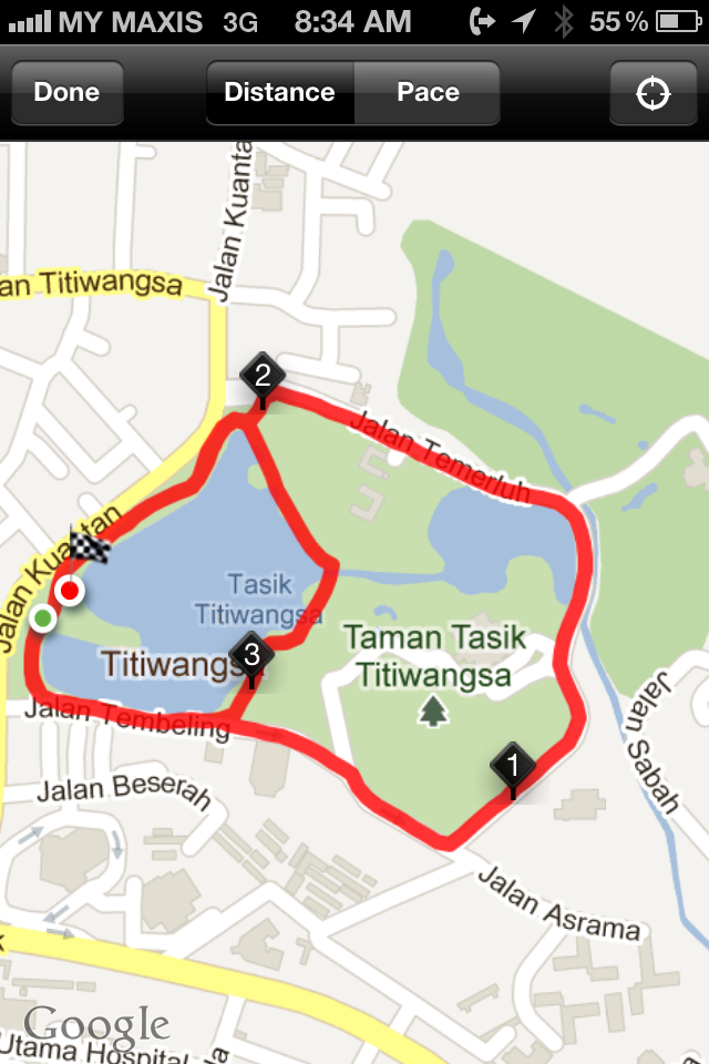 Larian 40 Taman 100 Km Larian 40 Taman 8 Taman Tasik Titiwangsa