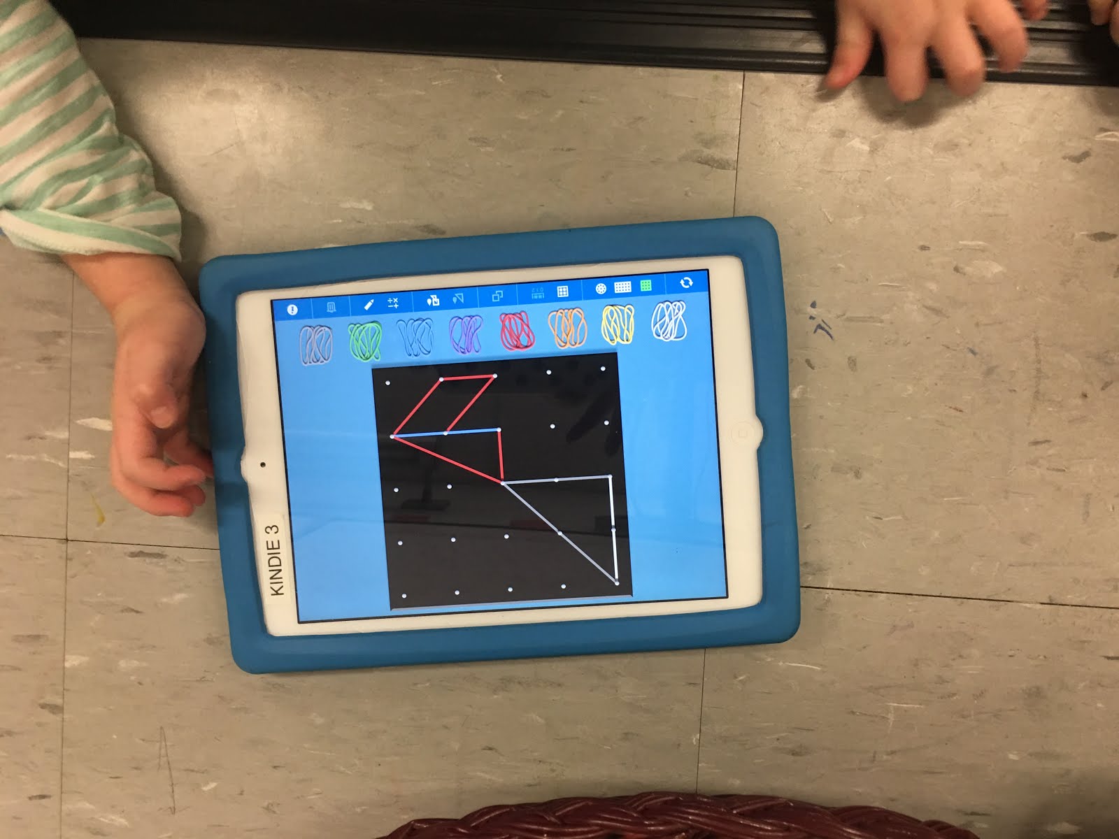Geoboards on the iPads