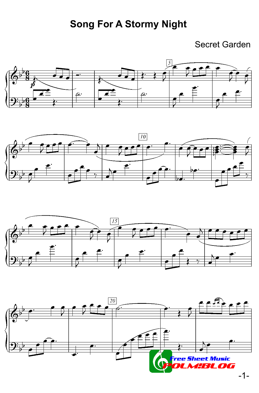 secret piano sheet sleepsong secret garden piano sheet free song from secret piano sheet sleepsong secret garden piano sheet free song from