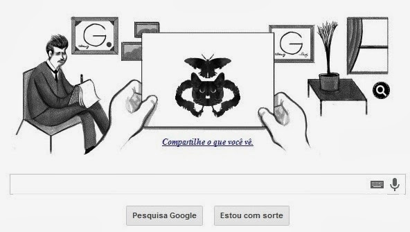 Com doodle, Google faz homenagem ao psiquiatra Hermann Rorschach. Doodle-google-Hermann-+Rorschach