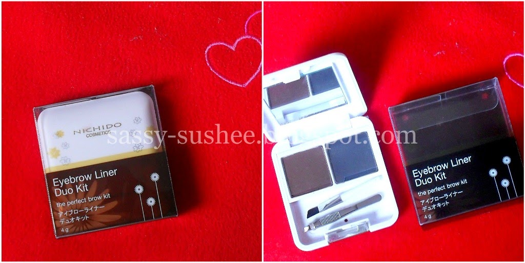 Sassy Sushee REVIEW Nichido Eyebrow Liner Duo Kit