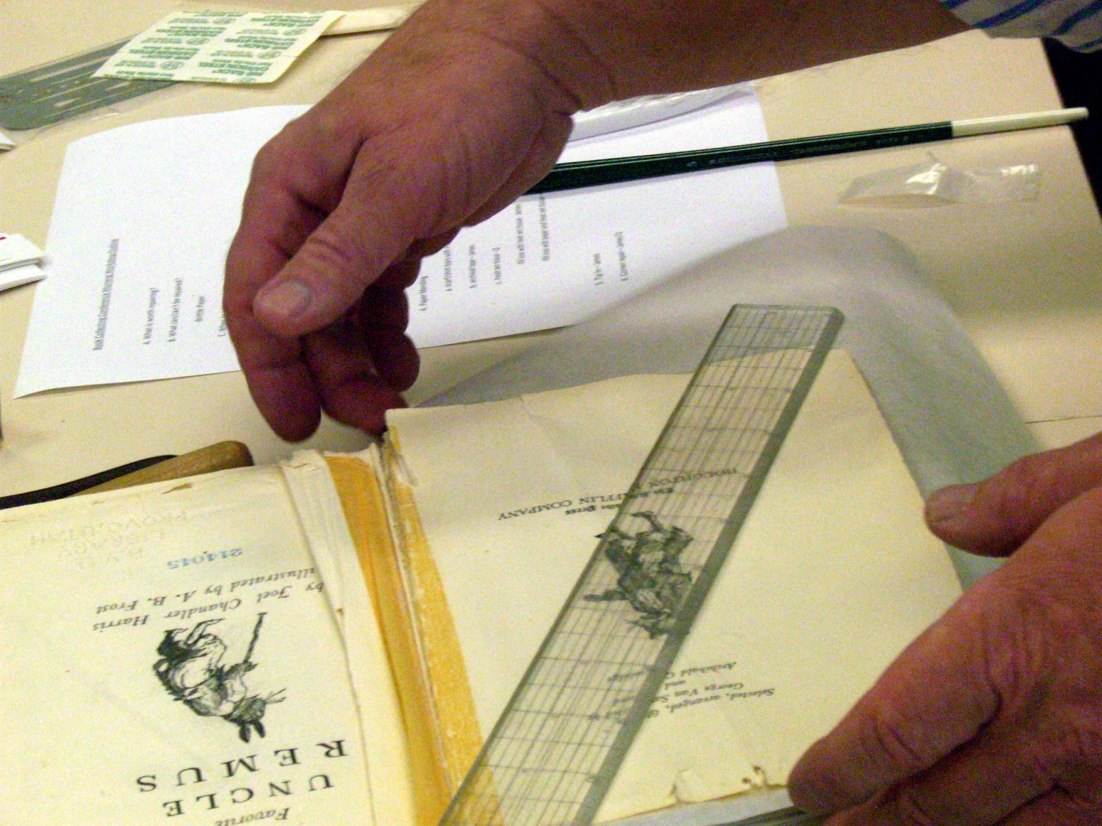 Saltzworks Book Mending mini series / Torn pages