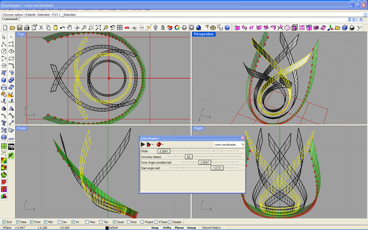 The Geometry of Bending Single curved Cone Strip