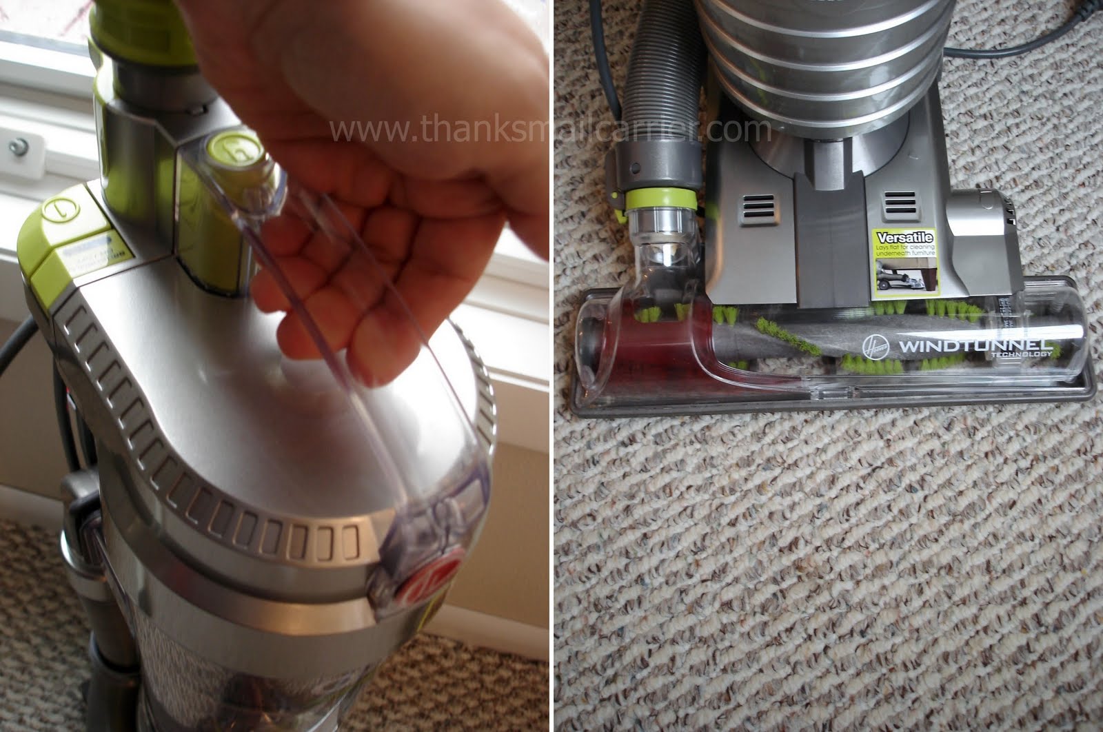 Thanks, Mail Carrier Celebrating Mom Finale Hoover WindTunnel Air