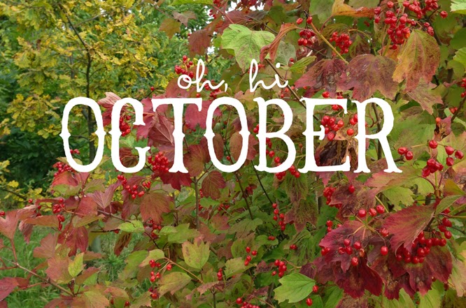 hello to october by Alexis at www.somethingimade.co.uk