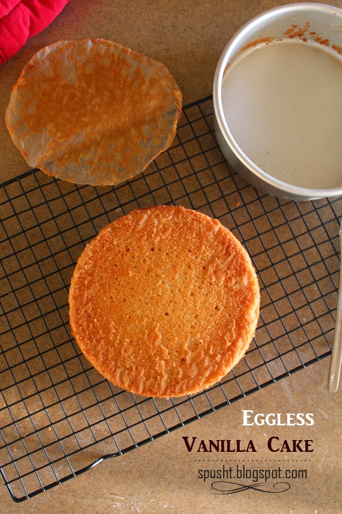 Spusht | Egg-free Vanilla Cake make egg-free vanilla cake at home