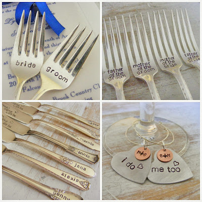 silverware stamped wine wednesday hand charms giveaway