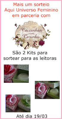 Sorteio de 2 kits!