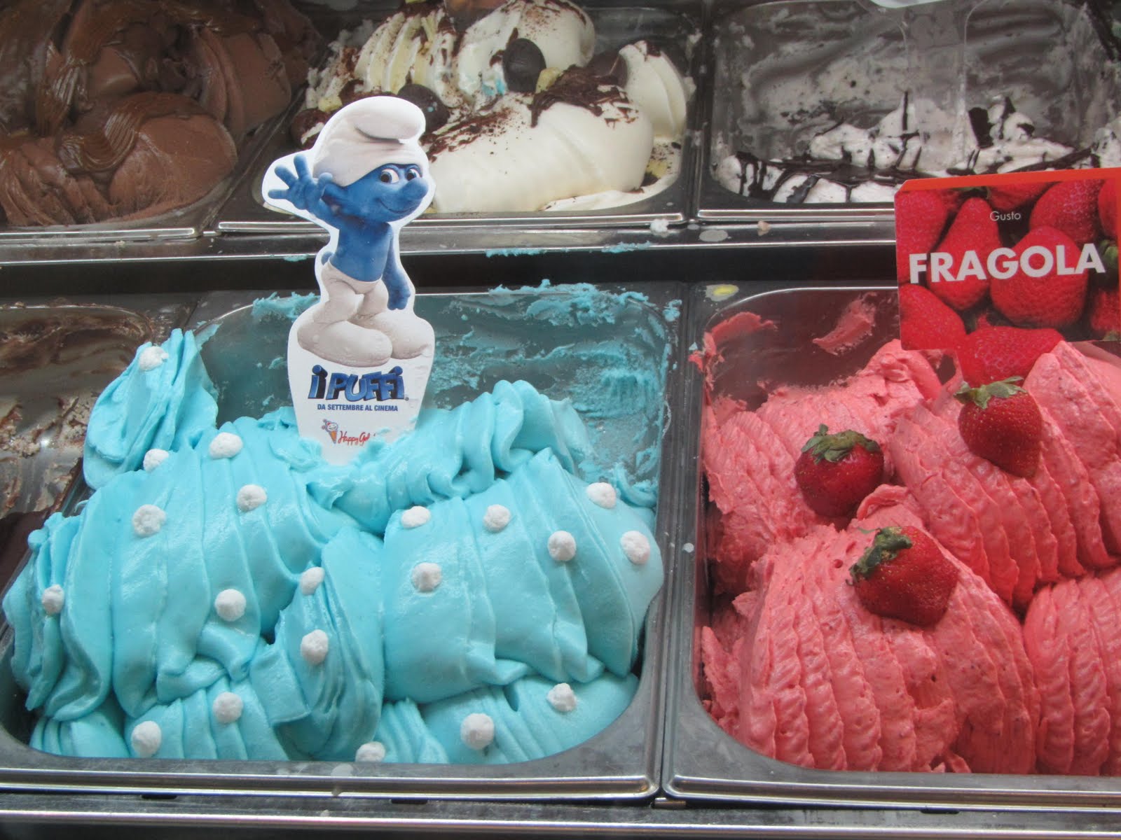 Smurf Ice Cream