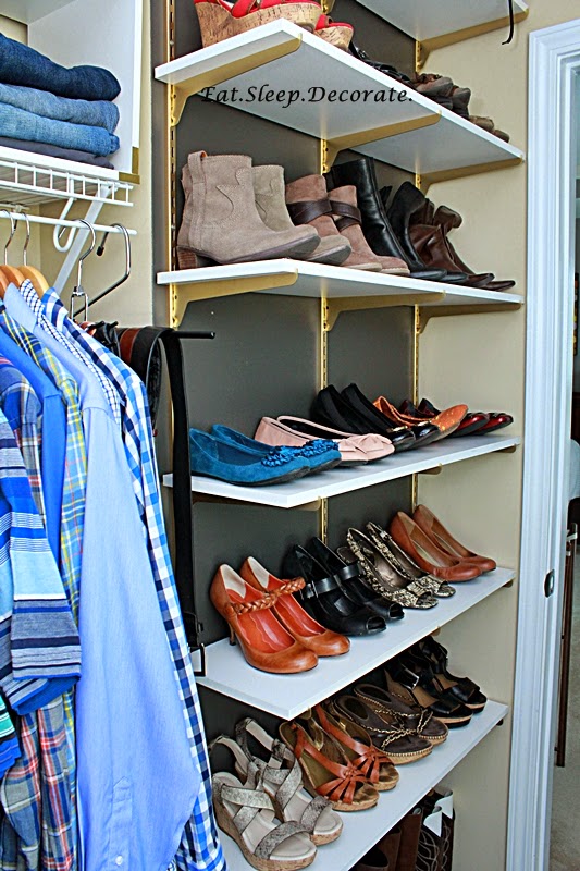 Eat. Sleep. Decorate. Master Closet Organization {Before & After}