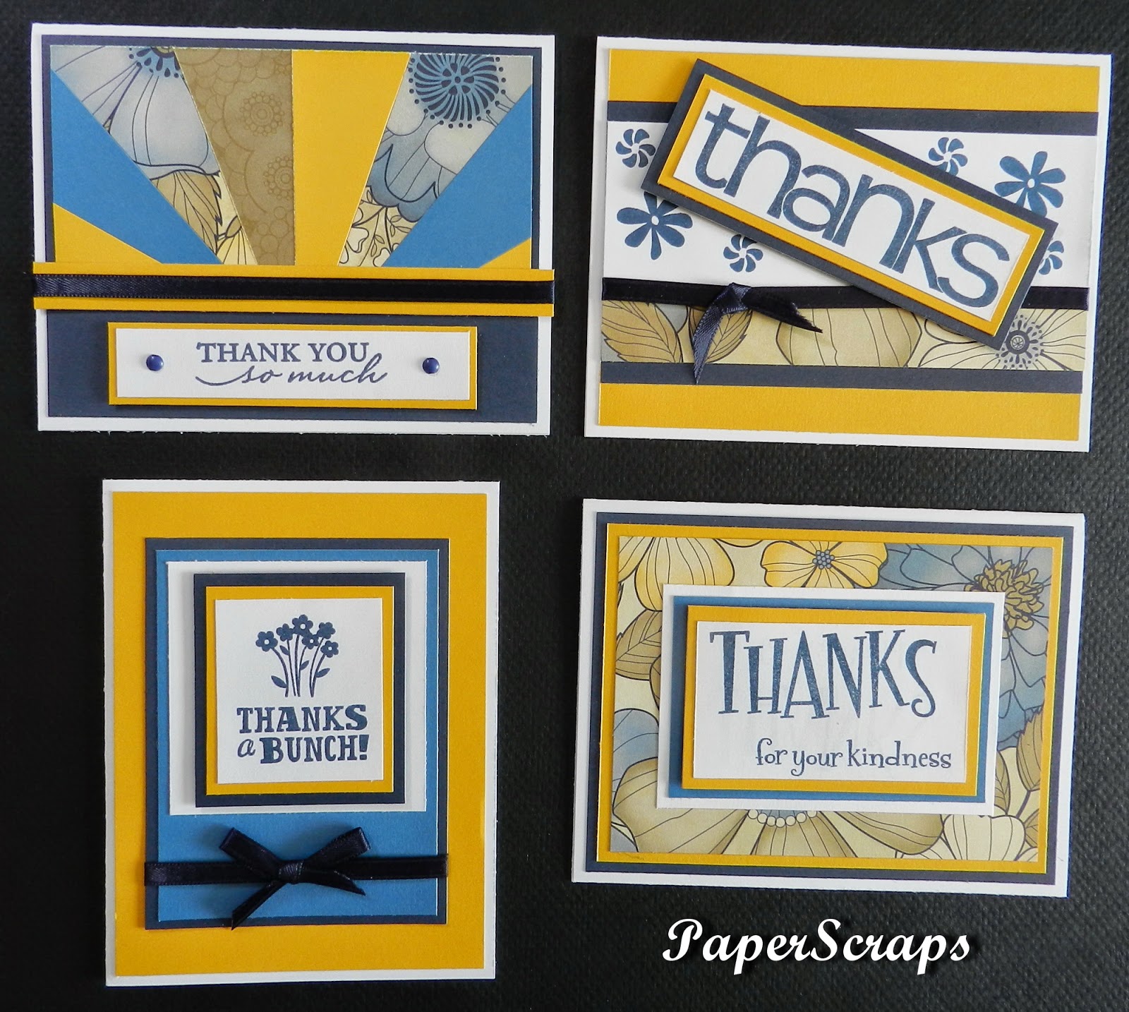 Patti's Close To My Heart PaperScraps Thank You Card Kit