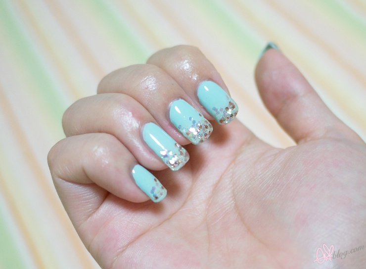 Video Mint Glitter tip tutorial