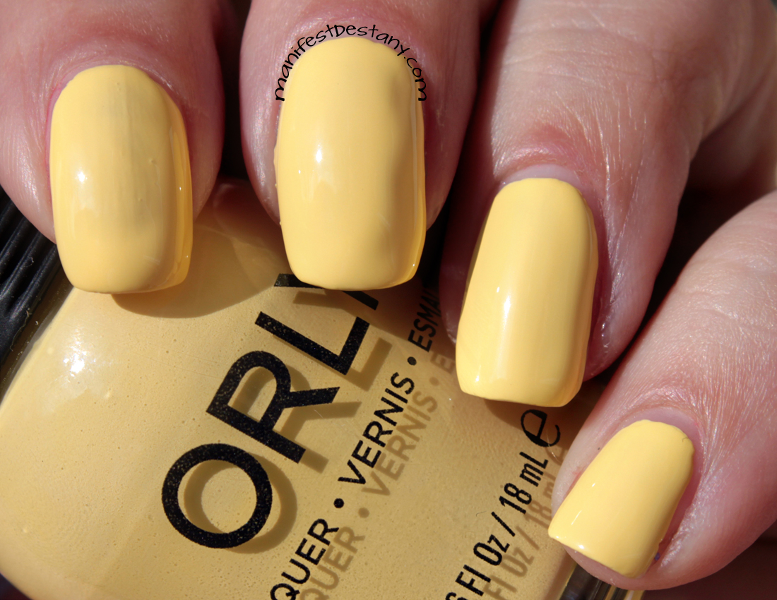 ORLY Lemonade swatches+review Confessions of a Sarcastic Mom