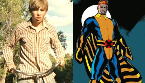 HAIRSTYLES: actor Caleb Landry ...