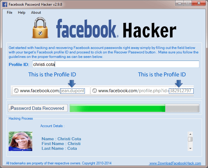 facebook password hacker 3.2  free