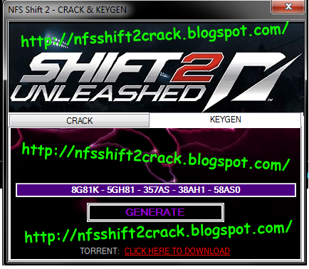nfs carbon with crack and keygen
